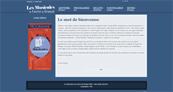 Desktop Screenshot of lesmusicalesducausse.fr