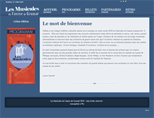 Tablet Screenshot of lesmusicalesducausse.fr